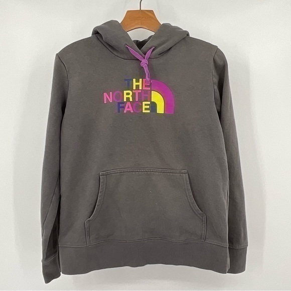 The North Face Gray Hoodie Size Medium C13 - Picture 4 of 6
